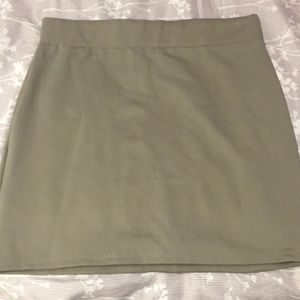 Green midi Skirt